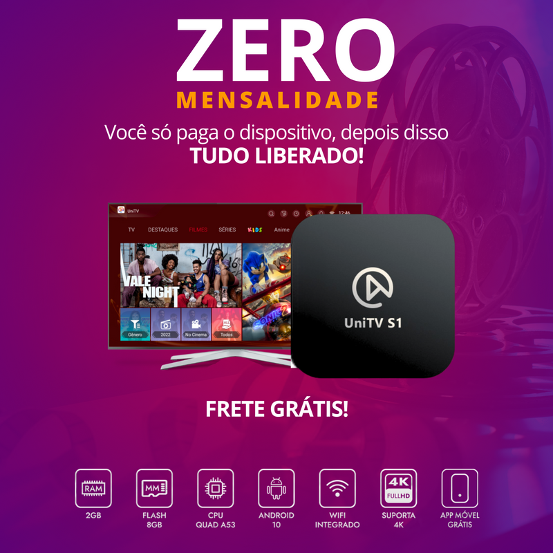 Último dia De Promoção- Unitv S14k Vitalício Sem Mensalidades