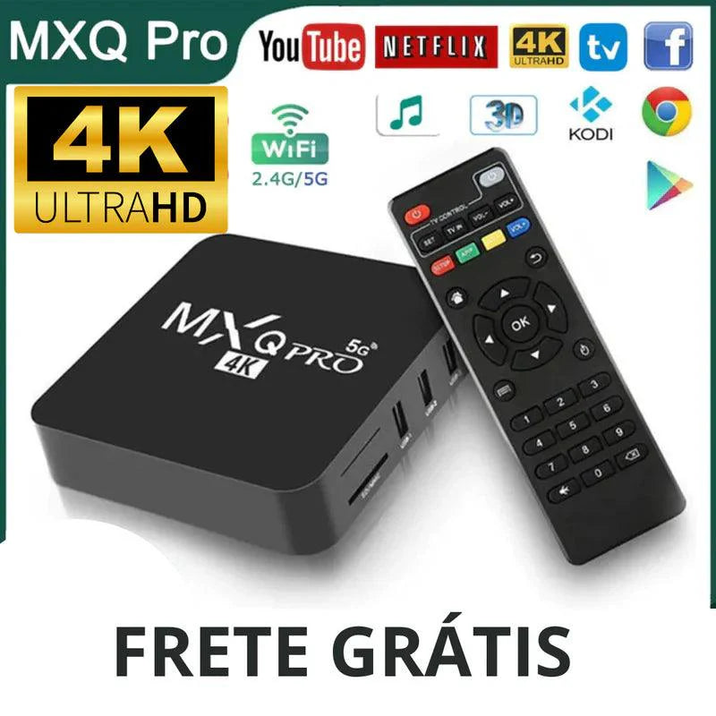 TV BOX  MXQ PRO 4K 5G Original  8GB de RAM Android 13.0